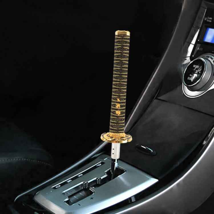 Universal Samurai Shape Manual or Automatic Gear Shift Knob, Length: 31.5cm