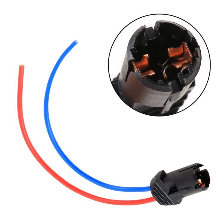 T10 Halogen Lamp Bulb Holder Base with Wire, T10 Halogen Lamp