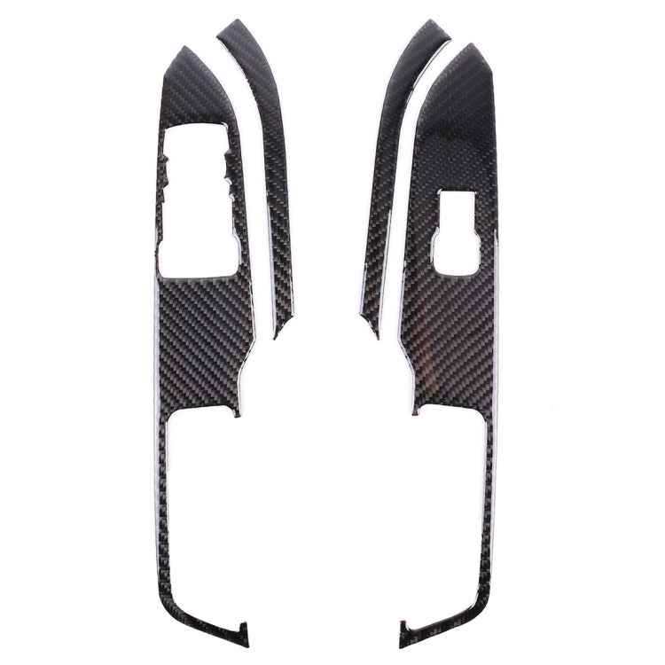 4 PCS Car Door Lift Window Regulator Button Decorative Sticker for Ford Mustang 2015-2020