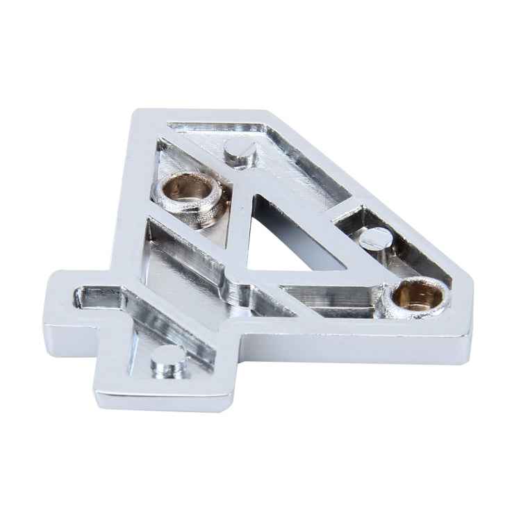 Car Vehicle Badge Emblem 3D Number One Self-adhesive Sticker Decal, Size: 3.6*4.5*0.5cm