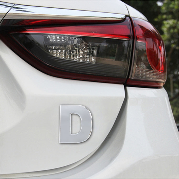 Car Vehicle Badge Emblem 3D English Letter Self-adhesive Sticker Decal, Size: 4.5*4.5*0.5cm, Q, G, R, H, S, I, T, A, J, U, Y, K, V, Z, L, W, B, M, X, C, N, D, O, E, P, F