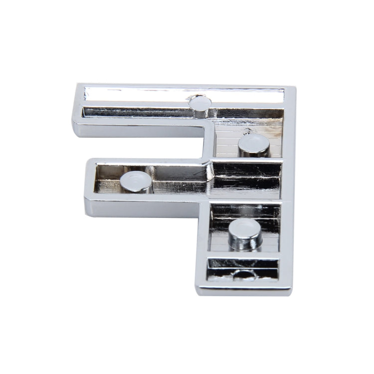 Car Vehicle Badge Emblem 3D English Letter Self-adhesive Sticker Decal, Size: 4.5*4.5*0.5cm, F, Q, G, R, H, S, I, T, A, J, U, Y, K, V, Z, L, W, B, M, X, C, N, D, O, E, P