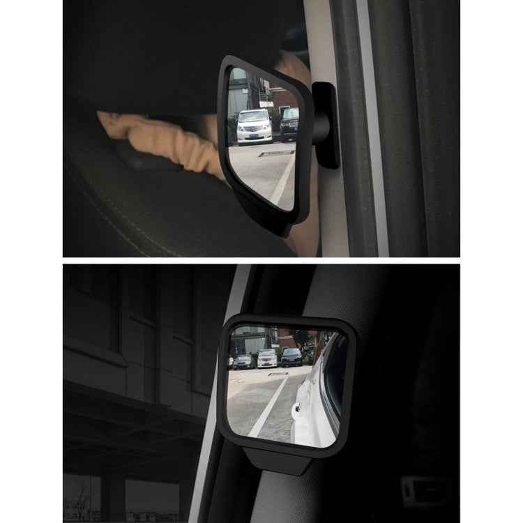 3R-2130 Car Truck Interior Adjustable Wide Angle Rear View Blind Spot Mirror, Size: 7*6.5*1cm