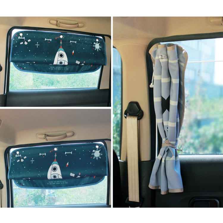 Car Curtain Sunscreen Insulation Window Sunshade Cover Auto Accessories, Size: about 52*68cm