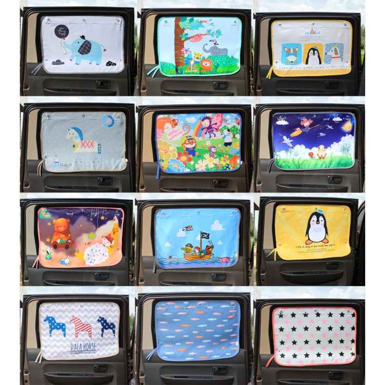 Car Curtain Sunscreen Insulation Window Sunshade Cover Auto Accessories, Size: about 52*68cm