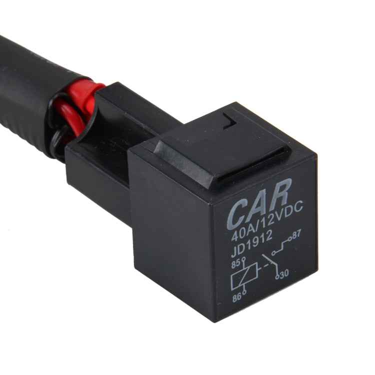 DC 12V 40A 9006 Bulb Strengthen Line Group HID Xenon Controller Cable Relay Wiring