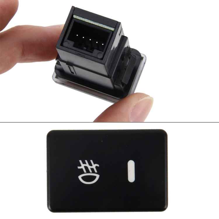 Car Fog Light Lamp Indicator 5 PIN On and Off Button Switch Control Auto Car Fog Light 5 Pin Switch On-Off Button Switch for Toyota, Small Size: 5*2.2*1.7cm