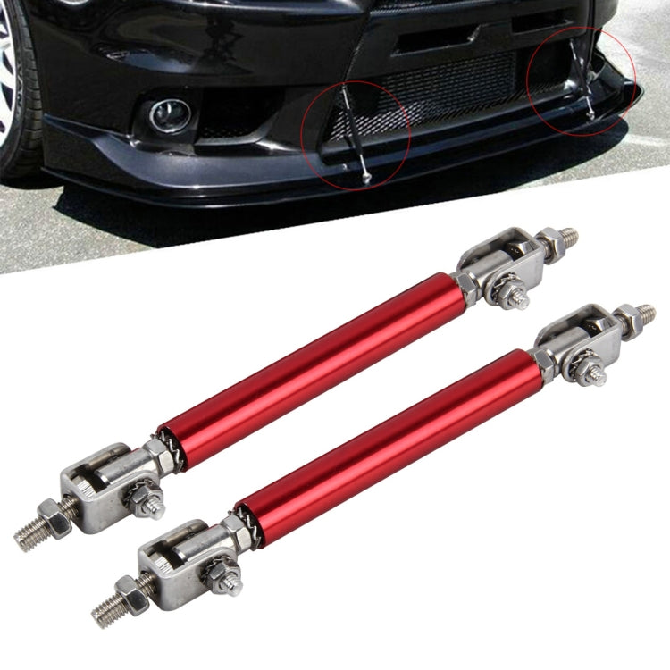 2 PCS Car Modification Large Surrounded By The Rod Telescopic Lever Front and Rear Bars Fixed Front Lip Back Shovel Adjustable Small Rod, Length: 10cm, Length: 10cm