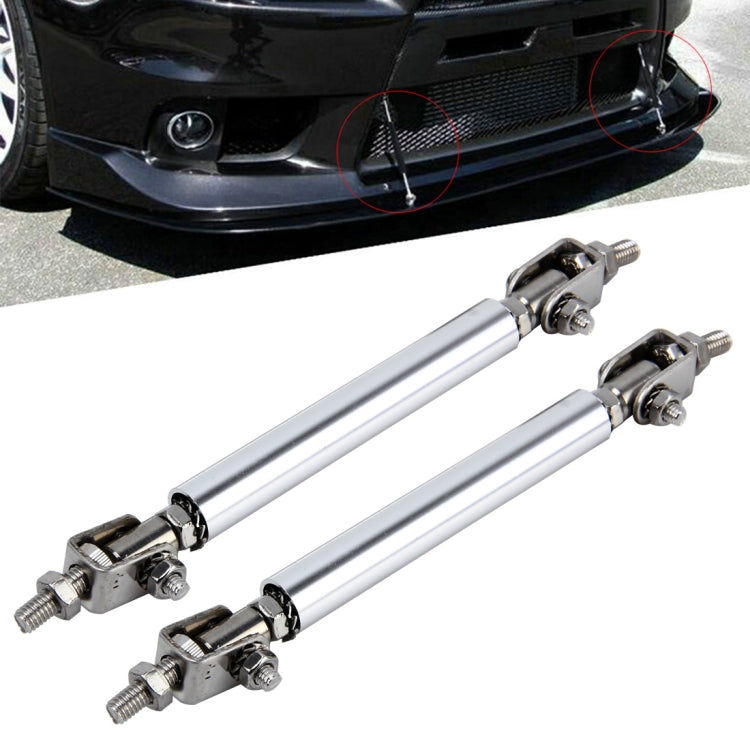 2 PCS Car Modification Large Surrounded By The Rod Telescopic Lever Front and Rear Bars Fixed Front Lip Back Shovel Adjustable Small Rod, Length: 15cm, Length: 15cm