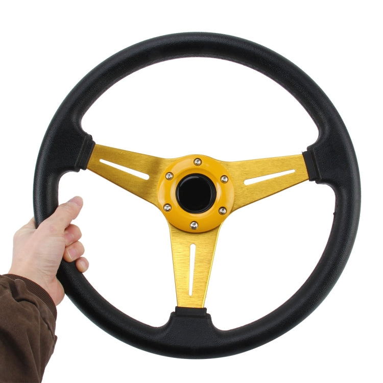 35cm PU Racing Sport Hand Wheel Car Modified Steering Wheel