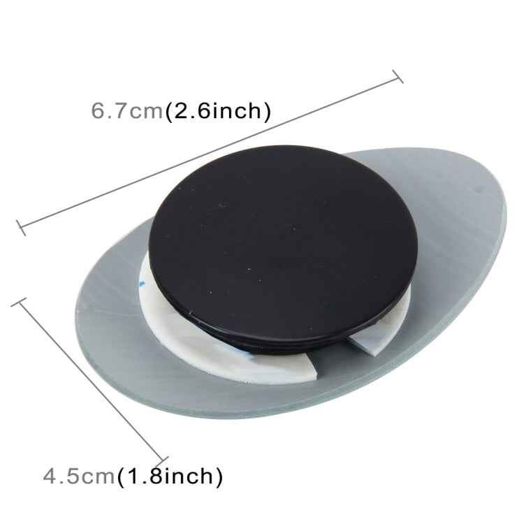3R-055 2 PCS Car Truck Oval Blind Spot Rear View Wide Angle Mirror Blind Spot Mirror 360 Degree Adjustable Wide-angle Mirror, Size: 6.7*4.5cm