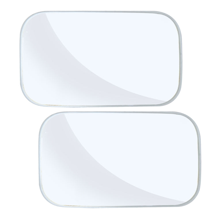 3R-054 2 PCS Car Truck Square Blind Spot Rear View Wide Angle Mirror Blind Spot Mirror 360 Degree Adjustable Wide-angle Mirror, Size: 7*4cm, Size: 7*4cm