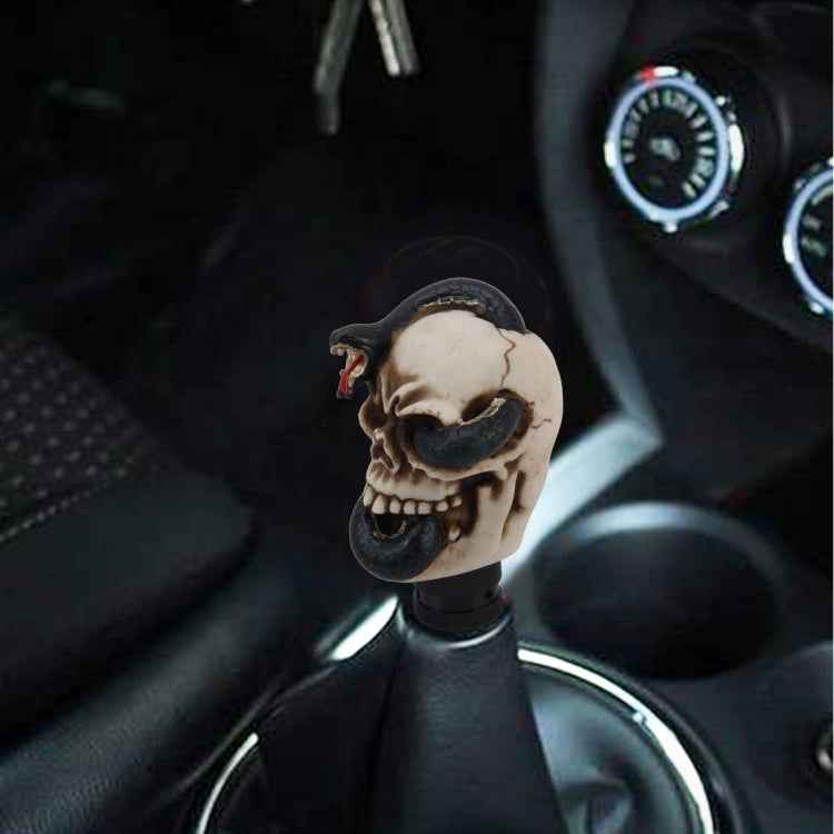 Universal Skull Car Gear Shift Knob Modified Car Gear Shift Knob Auto Transmission Shift Lever Knob Resin Gear Knobs, Skull Head Shape 7, Skull Head Shape 6, Skull Head Shape 9