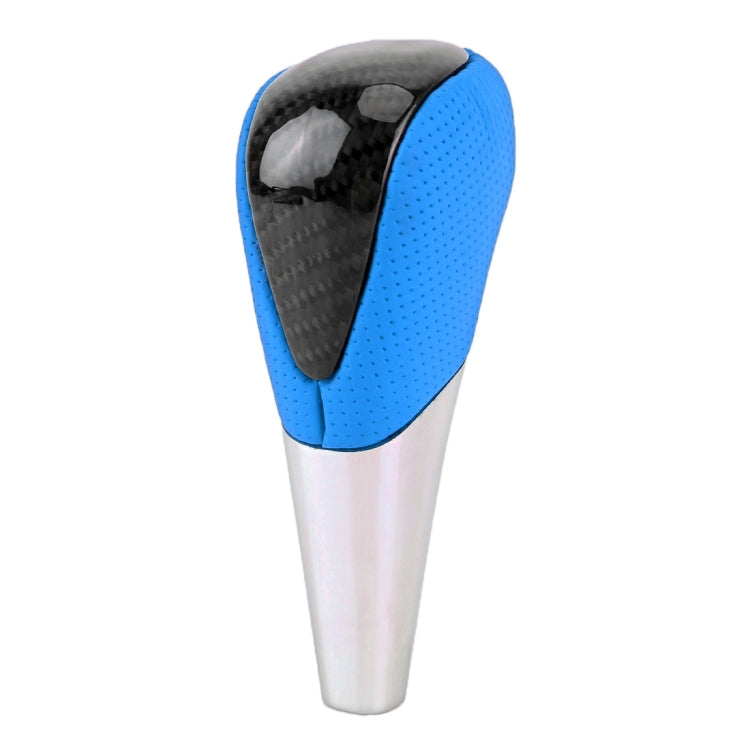 Universal High Carbon Fiber Texture Leather Hole Pattern Car Gear Shift Knob Modified Shifter Lever Knob, CMS3610A, CMS3610B, CMS3610C, CMS3610D