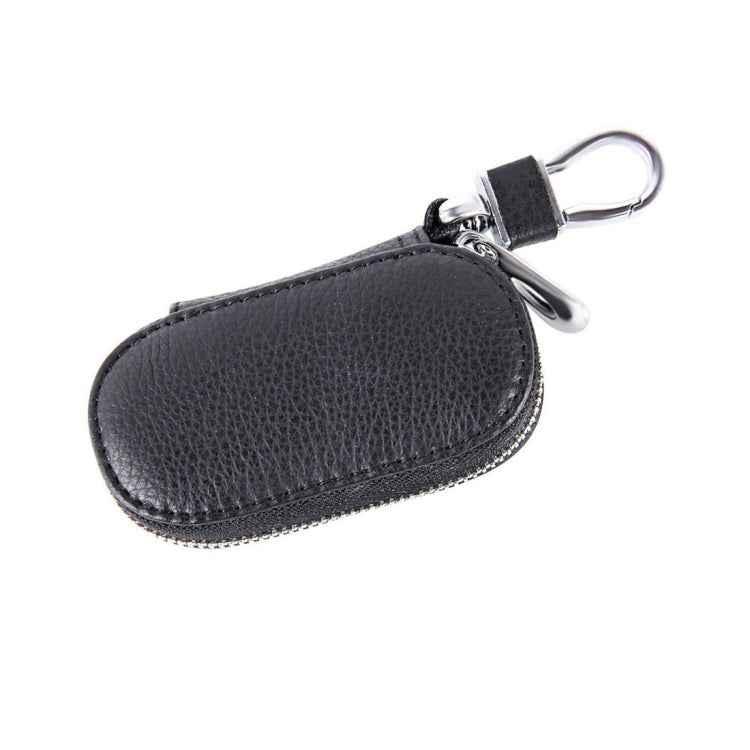 Universal Pure Cow Leather Waist Hanging Zipper Wallets Key Holder Bag (No Include Key)