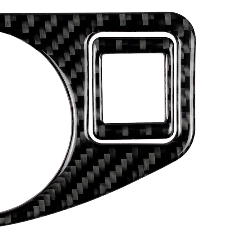 Car Carbon Fiber Headlight Switch Panel Decorative Sticker for Volkswagen Golf 7 2013-2017, Left Drive