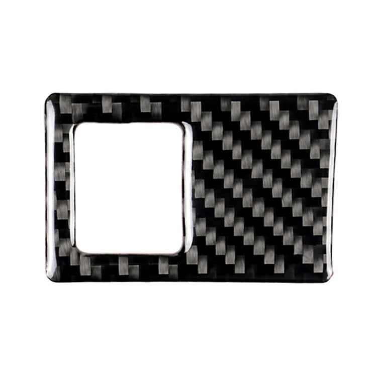 Car Carbon Fiber Emergency Light Frame Decorative Sticker for Volkswagen Golf 7 2013-2017, Left Drive