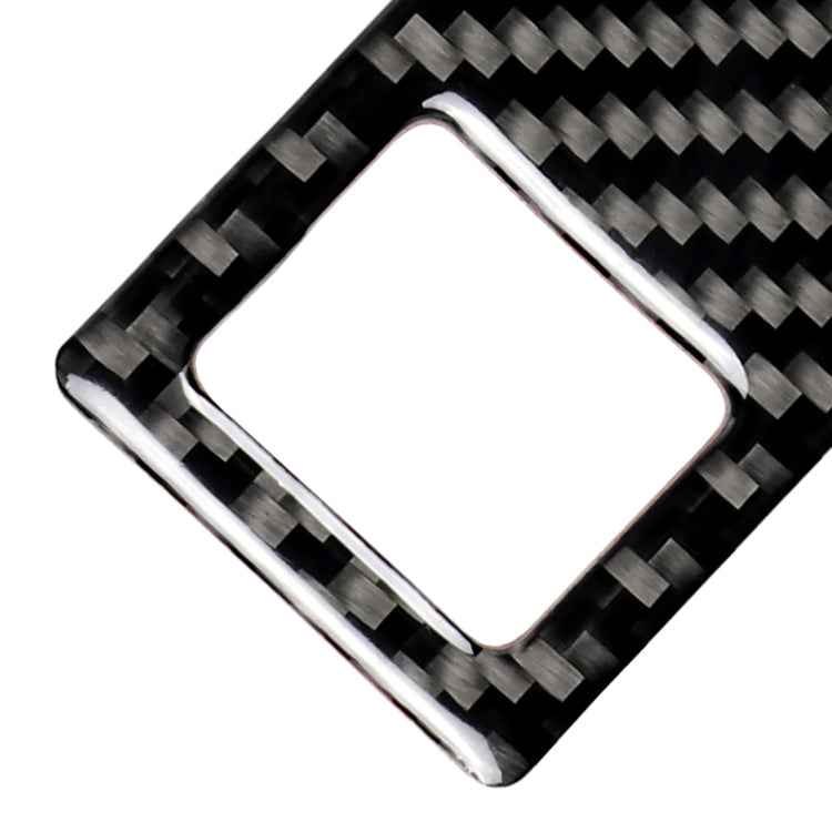 Car Carbon Fiber Emergency Light Frame Decorative Sticker for Volkswagen Golf 7 2013-2017, Left Drive