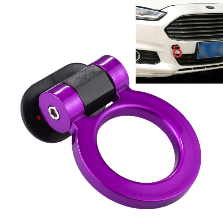 Car Truck Bumper Round Tow Hook Ring Adhesive Decal Sticker Exterior Decoration