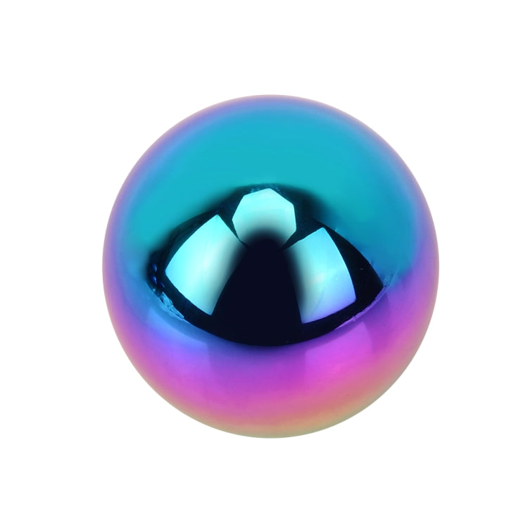 Universal Vehicle Car Gradient Blue Screwed Shifter Cover Manual Automatic Aluminum Gear Shift Knob, Universal Gear Shift Knob