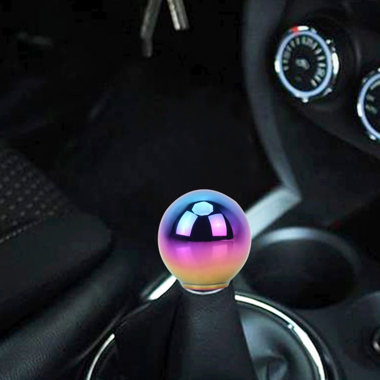Universal Vehicle Car Gradient Blue Screwed Shifter Cover Manual Automatic Aluminum Gear Shift Knob, Universal Gear Shift Knob