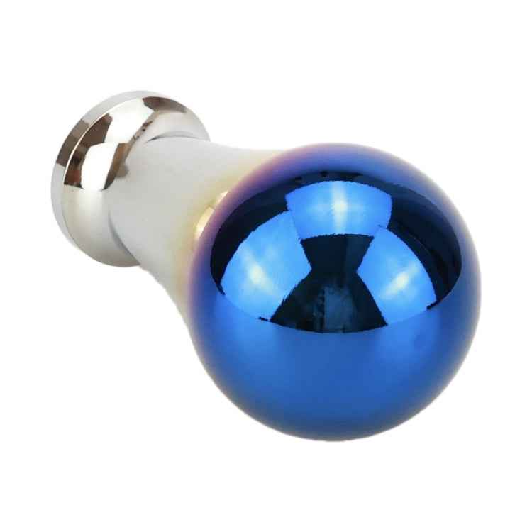 Universal Vehicle Car Blue Screwed Aluminum Alloy Gear Shifter Lever Manual Automatic Shift Knob Adapter