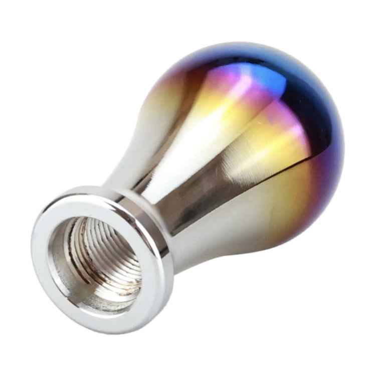 Universal Vehicle Car Blue Screwed Aluminum Alloy Gear Shifter Lever Manual Automatic Shift Knob Adapter