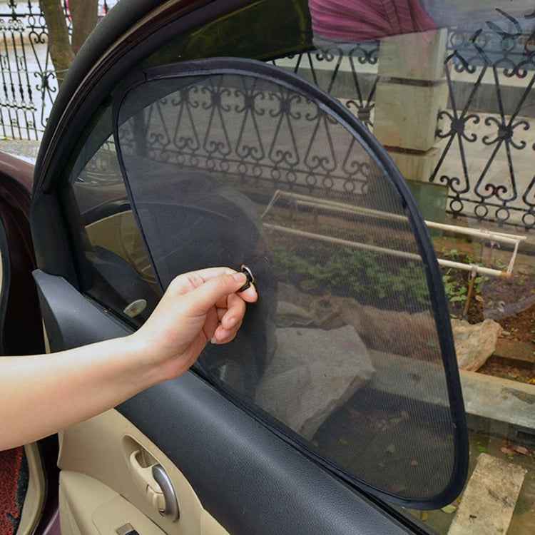2 PCS Car Net Yarn Sunscreen Insulation Window Sunshade Cover, Size: 44*36cm
