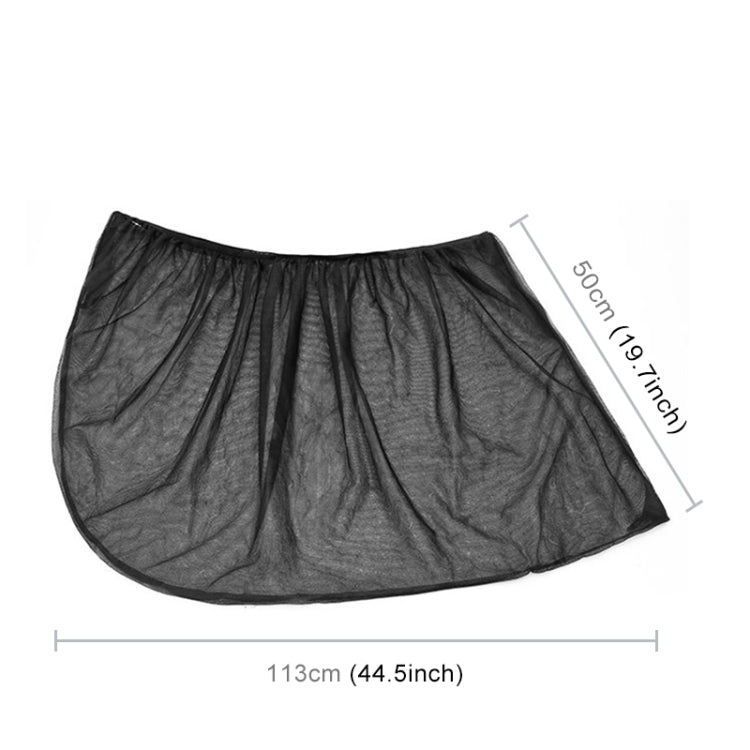 2 PCS Car Rear Window Net Yarn Sunscreen Insulation Window Sunshade Cover, Size: 113*50cm