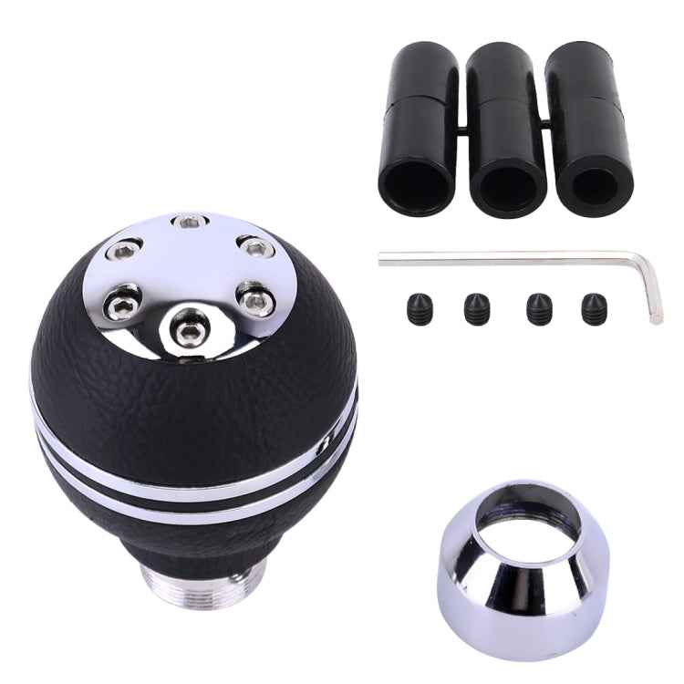 Universal Vehicle Car Shifter Leather Cover Ball Shape Manual Automatic Gear Shift Knob