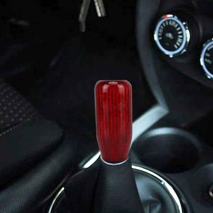 Universal Vehicle Car Shifter Cover Manual Automatic Carbon Fiber Gear Shift Knob