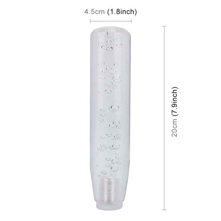 Universal Car Truck Transparent Bubble Colors LED Light Shift Knob Gear Lever Shifter, Length: 20cm