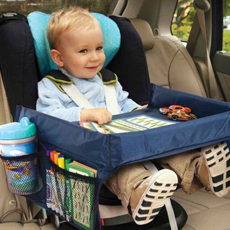 Child Baby Toddler Stroller Organizer Travel Snack Toy Car Seat Activity Tray, Black, Purple, Pink, Baby Blue