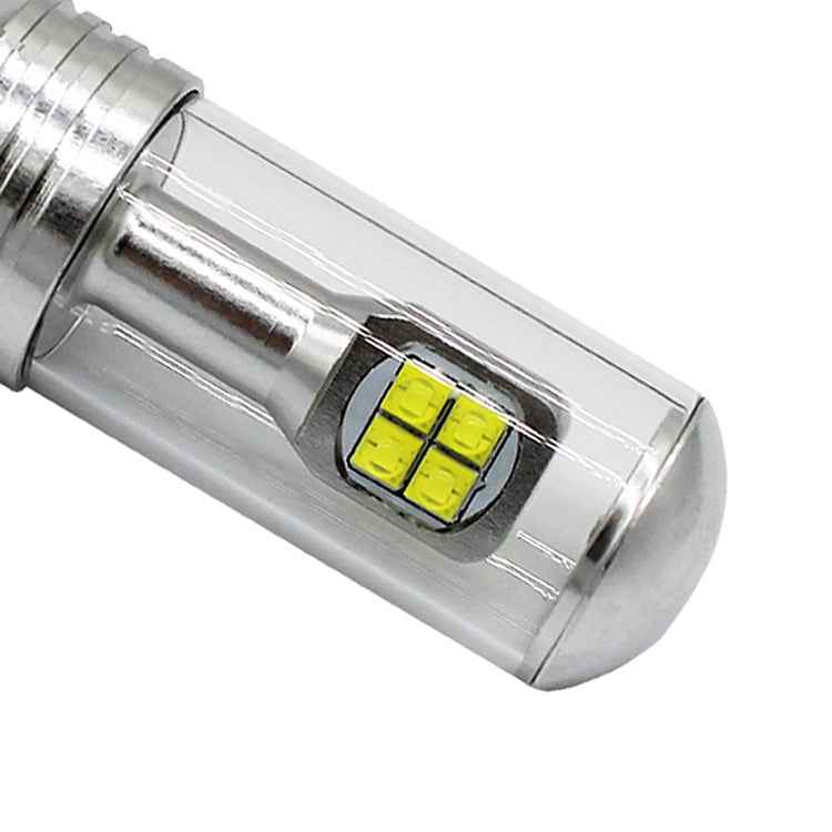 Motorcycle Headlights 750LM 6000K White H6/BA20D 40W 8-LED Bulbs, DC 12-24V