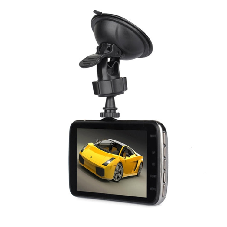4 inch HD Video Recording HD Display Car Recorder with Separate F2.0 Camera, 12MP 170 Degrees Wide-angle/ Rear View Loop Recording/ G-Sensor Recording/ WDR Full HD/ Front Camera 1080P/ Rear Camera 720P/ Support 32G TF Card