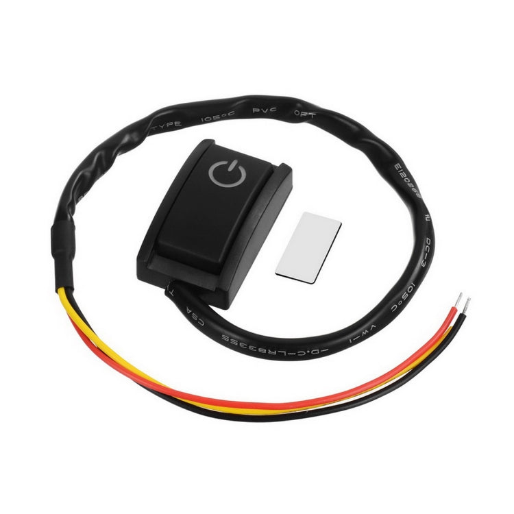 Jtron Car DIY Switch Paste Type Button Switch Paste Type Button Switch Double Sided with Adhesive Tape OFF/ON DC 12V/200mA, Button 4