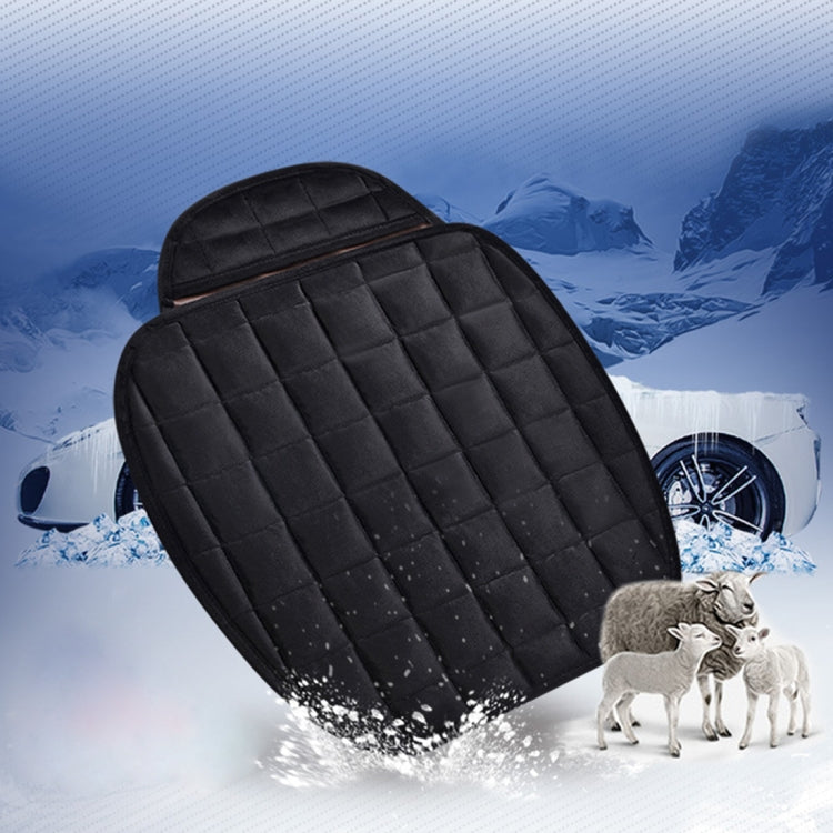 3 PCS / Set Warm Car Seat Cover Cushion Five Seats Universal Two Front Row Seat Covers and One Back Row Seat Cover Car Non-slip Chair Pad Warm Car Mats No Back Plush Cushion