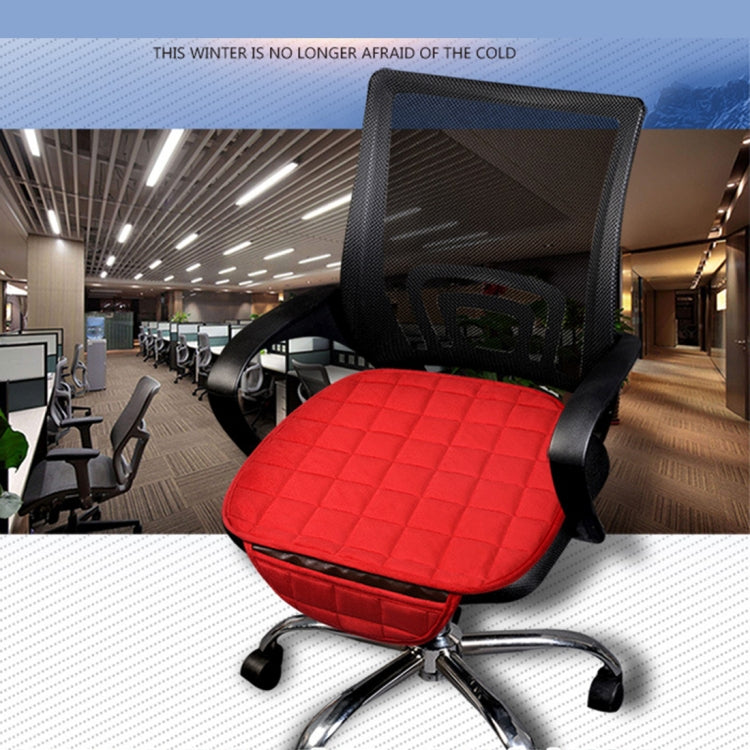 3 PCS / Set Warm Car Seat Cover Cushion Five Seats Universal Two Front Row Seat Covers and One Back Row Seat Cover Car Non-slip Chair Pad Warm Car Mats No Back Plush Cushion