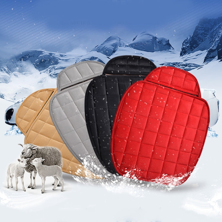 3 PCS / Set Warm Car Seat Cover Cushion Five Seats Universal Two Front Row Seat Covers and One Back Row Seat Cover Car Non-slip Chair Pad Warm Car Mats No Back Plush Cushion