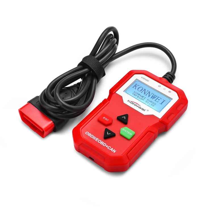 KONNWEI KW590 Mini OBDII Car Auto Diagnostic Scan Tools Auto Scan Adapter Scan Tool (Can Only Detect 12V Gasoline Car), KW590