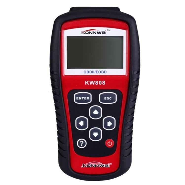 KONNWEI KW808 EOBD / OBDII Car Auto Diagnostic Scan Tools CAN Code Reader Scanner Auto Scan Adapter Scan Tool (Can Only Detect 12V Gasoline Car)