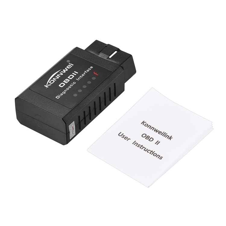 KONNWEI KW910 Android Phone Dedicated OBDII Car Auto Diagnostic Scan Tools Auto Scan Adapter Scan Tool Support 6 Protocols (Can Only Detect 12V Gasoline Car)