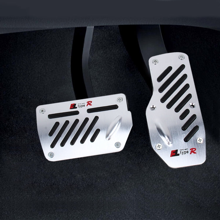 CS-322 2 in 1 Non-Slip Manual Car Truck Pedals Foot Brake Pad Cover Set, CS-322