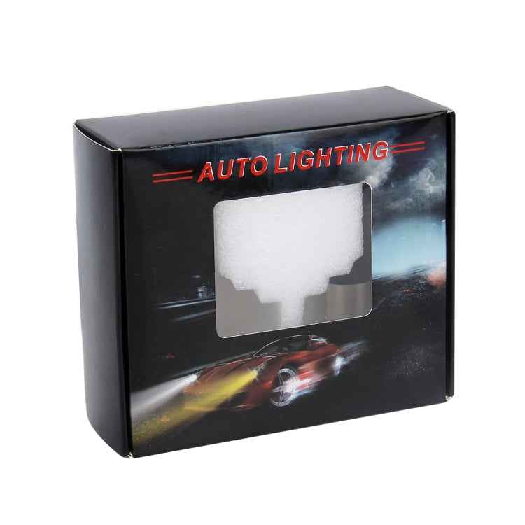 2 PCS Super Bright PSX24W DC 12V 5W 350LM Auto Car Fog Light with 16 SMD-3030 LED Bulbs Lamp, White + Yellow Light