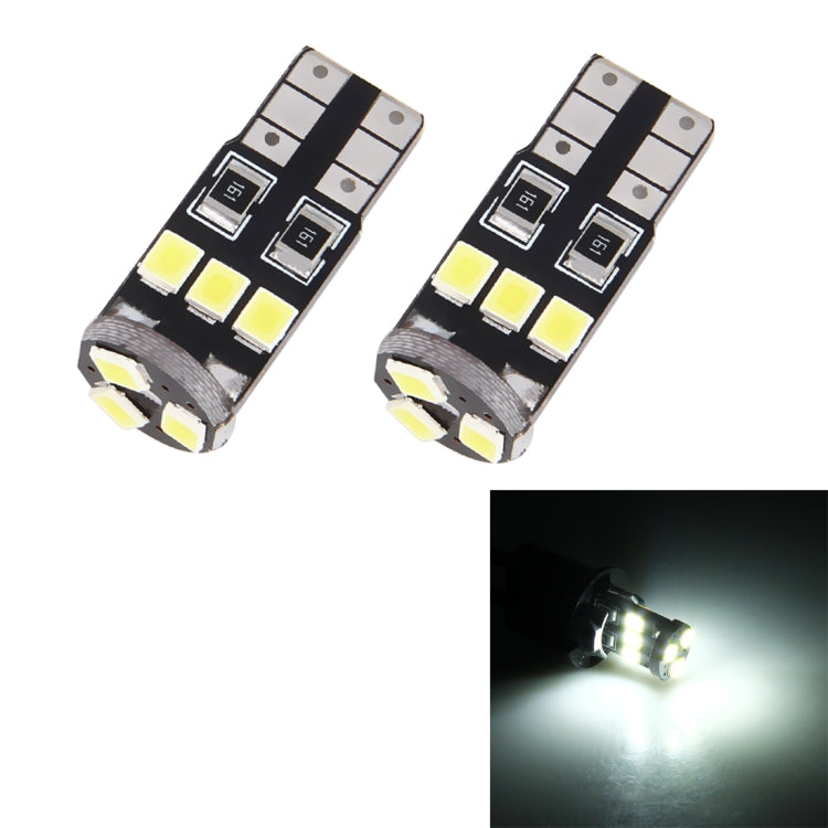 2 PCS T10/W5W/194/501 1.5W 90LM 6000K 9 SMD-3528 LED Bulbs Car Reading Lamp Clearance Light with Decoder, DC 12V, 2 PCS 9 SMD-3528 LED Bulbs