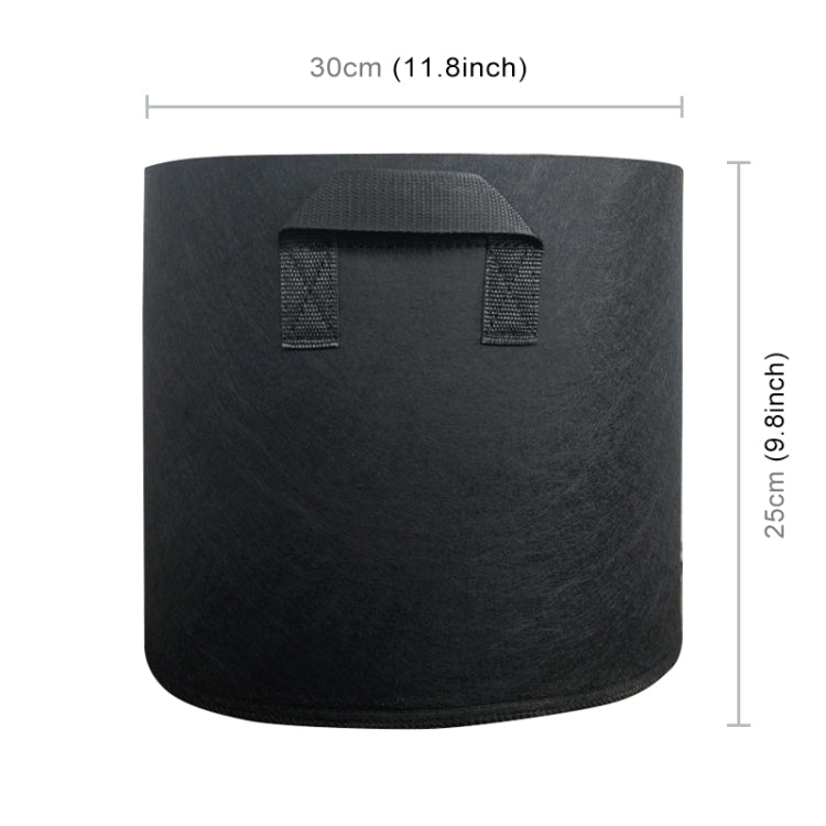 5 Gallon Planting Grow Bag Thickened Non-woven Aeration Fabric Pot Container with Handle, 5 Gallon