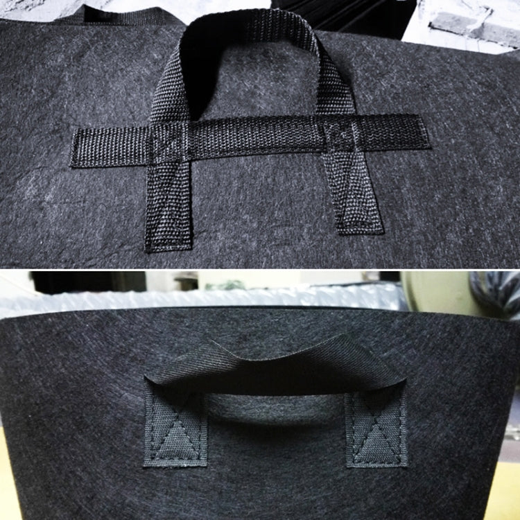 5 Gallon Planting Grow Bag Thickened Non-woven Aeration Fabric Pot Container with Handle, 5 Gallon