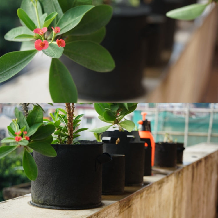 5 Gallon Planting Grow Bag Thickened Non-woven Aeration Fabric Pot Container with Handle, 5 Gallon