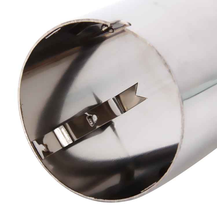 2 PCS Car Styling Stainless Steel Exhaust Tail Muffler Tip Pipe for VW Volkswagen 1.8T/2T Swept Volume, Audi A1/A3/A4L/Q3/Q5