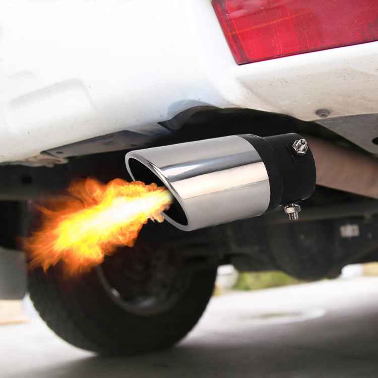 Universal Car Styling Stainless Steel Straight Bolt-on Exhaust Tail Muffler Tip Pipe with Mesh